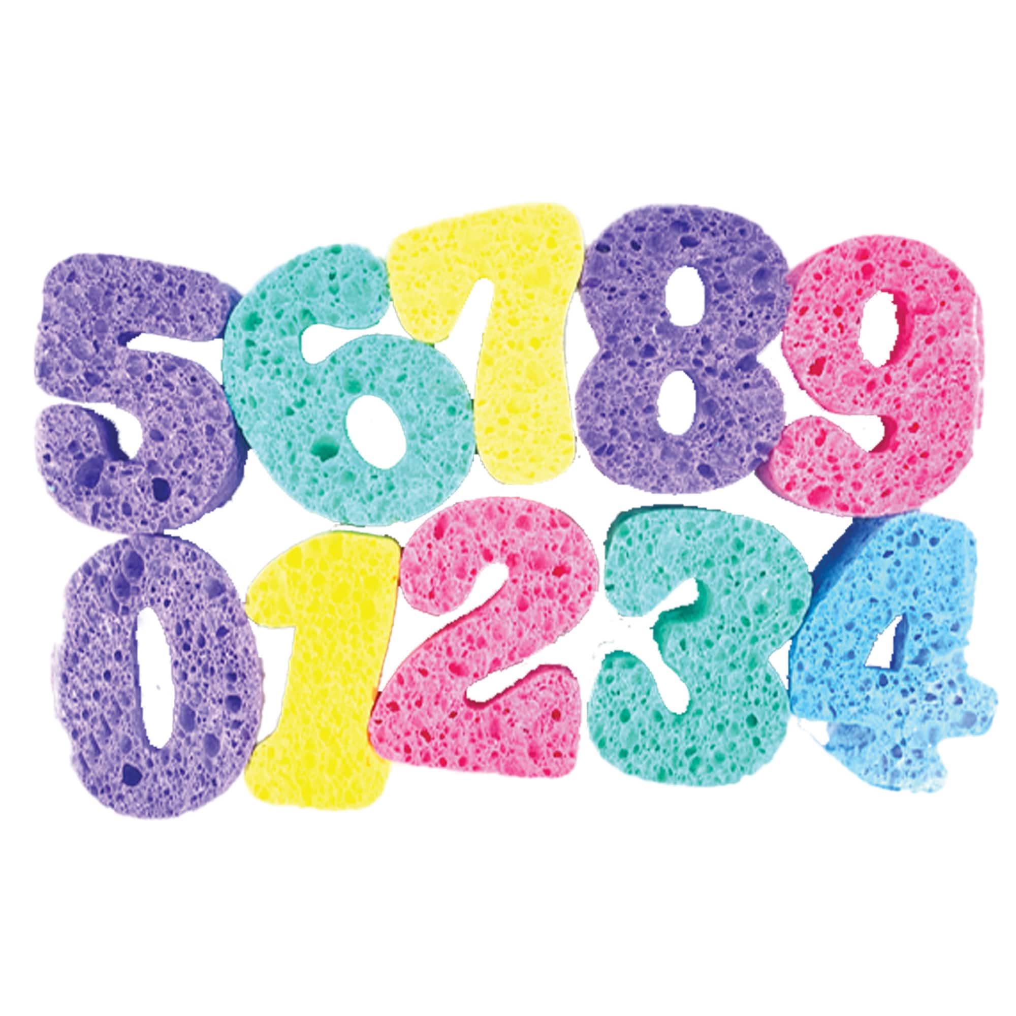 Captain Creative® Numbers Super Sponges Set